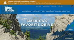Desktop Screenshot of blueridgeparkway.org